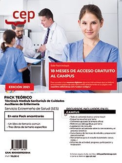 PACK TEÓRICO. TÉCNICO MEDIO SANITARIO DE CUIDADOS AUXILIARES DE ENFERMERÍA. SERV