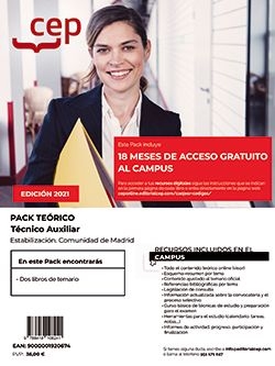 PACK TEÓRICO. TÉCNICO AUXILIAR. ESTABILIZACIÓN. COMUNIDAD DE MADRID