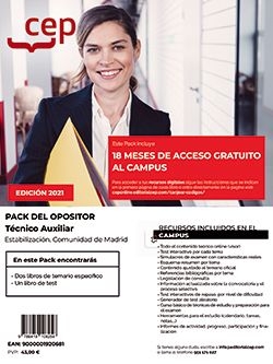 PACK DEL OPOSITOR. TÉCNICO AUXILIAR. ESTABILIZACIÓN. COMUNIDAD DE MADRID