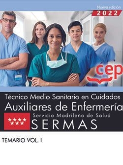Técnico Medio Sanitario en Cuidados Auxiliares de Enfermería. Servicio Madrileño