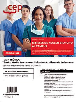 PACK TEÓRICO. TÉCNICO MEDIO SANITARIO EN CUIDADOS AUXILIARES DE ENFERMERÍA. SERV
