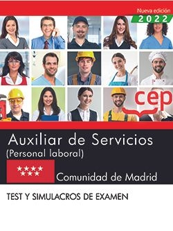 Auxiliar de Servicios (Personal Laboral). Comunidad de Madrid. Test y Simulacros