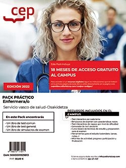 PACK PRACTICO ENFERMERA;O SERVICIO VASCO DE SALUD OSAKIDETZA