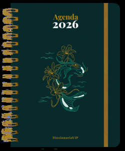 Agenda anual diaria 2026 "DiccionarioVip"