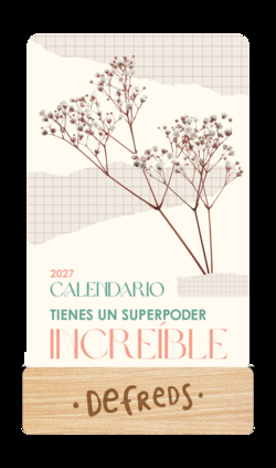 Calendario mesa de tarjetas 2027 - Defreds