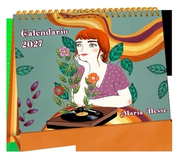 Calendario de mesa 2027 María Hesse
