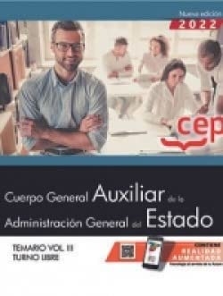 AUXILIAR DE LA ADMON GRAL DEL ESTADO (TURNO LIBRE) TEMARIO III