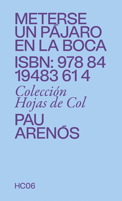 Meterse un pájaro en la boca