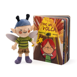 Pack Tinc un volcà: Llibre + Peluix