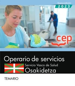 OPERARIO DE SERVICIOS SEVICIO VASCO DE SALUD OSAKIDETZA TEMARIO