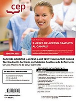 PACK OPOSITOR TECNICO MEDIO SANITARIO EN CUIDADO AUXILIAR E