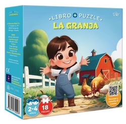 La granja.(libro puzzle).18 piezas
