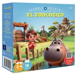 El zoológico.(libro puzzle). 18 piezas