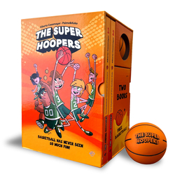 The Super Hoopers Box Set: 2 books + basketball ball