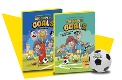 The Super Goals Box Set: 2 books + Soccer ball