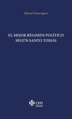 El mejor régimen político según santo Tomás