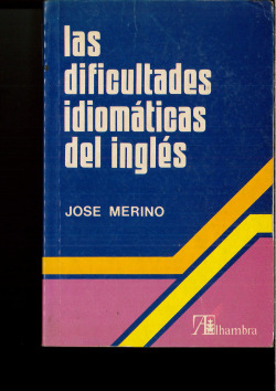 DIFICULTADES IDIOMATICAS DEL INGLES LAS