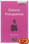 Elaborar presupuesto