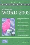 Guía esencial Word 2002