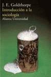 INTRODUCCION A LA SOCIOLOGIA