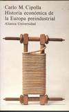 HISTORIA ECONOMICA DE LA EUROPA PREINDUSTRIAL
