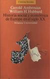 HISTORIA SOCIAL Y ECONOMICA DE EUROPA EN EL SIGLO XX