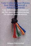 LAS REFORMAS ECONOMICAS EN LAS NUEVAS DEMOCRACIAS