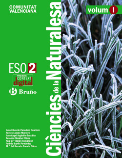 ContextDigital Ciències de la Naturalesa 2 ESO Comunitat Valenciana