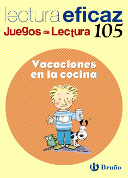 105.VACACIONES EN COCINA.(JUEGOS DE LECTURA)