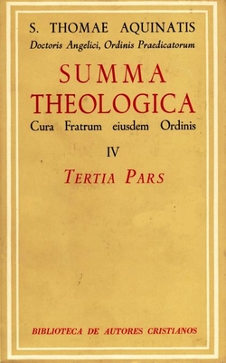 Summa Theologiae.IV: Tertia pars