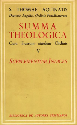 Summa Theologiae.V: Supplementum.Indices