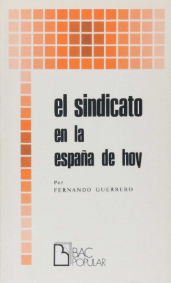El sindicato en la España de hoy