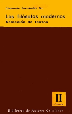Los filósofos modernos.Selección de textos.II: De Fichte a Ayer