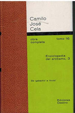 O.C. DE CAMILO JOSE CELA TOMO 16