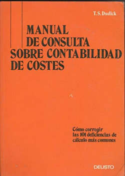 MANUAL DE CONSULTA SOBRE CONTABILIDAD DE COSTES