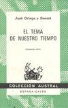 EL TEMA DE NUESTRO TIEMPO