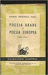 Poesía Árabe y Poesía Europea.