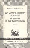 LAS ALEGRES COMADRES DE WINDSOR / LA COMEDIA DE LAS EQUIVOCA