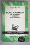 ELOGIO Y NOSTALGIA DE TOLEDO