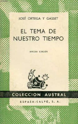 Tema nuestro tie.o.gasset
