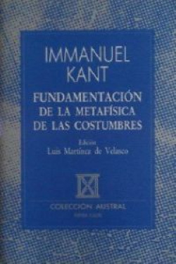 Fundamentación de la metafísica de las costumbres