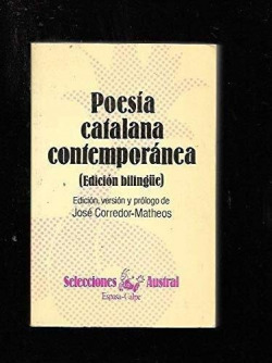 POESIA CATALANA CONTEMPORANEA