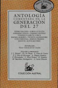 Antología comentada de la generación del 27
