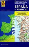 Mapa de carreteras de España y Portugal. 1:1.100.000