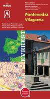 Pontevedra, Vilagarcía. Plano callejero y mapa de carreteras.