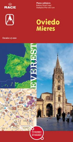 Oviedo y Mieres. Plano callejero