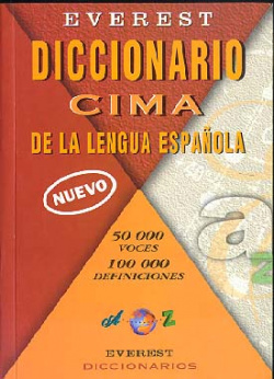 Diccionario Cima de la lengua española
