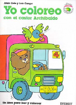 Yo coloreo con el castor Archibaldo