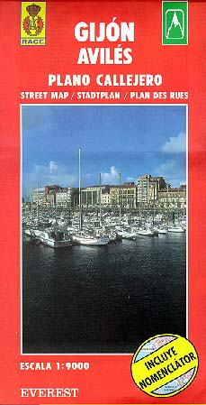 Gijón y Avilés. Plano callejero