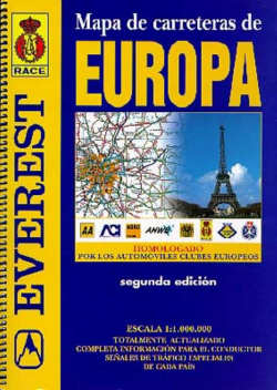 Atlas mapa carreteras europa